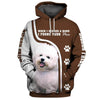 Bichon Frise Shirt 3D Full Printing for Dog Mom Dad lovers