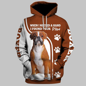 Boxer Needed A Hand Shirt 3D Full Printing for Dog Mom Dad lovers