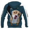 There are no bad days when you come home to your Pitbull Shirt 3D in Black Full Printing for Dog Mom Dad lovers