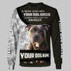 A man and his your dog breed and bond that can’t be broken  Shirt 3D in Black Full Printing for Dog Mom Dad lovers