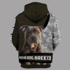 A man and his your dog breed and bond that can’t be broken  Shirt 3D in Black Full Printing for Dog Mom Dad lovers