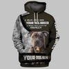 A man and his your dog breed and bond that can’t be broken  Shirt 3D in Black Full Printing for Dog Mom Dad lovers