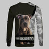A man and his your dog breed and bond that can’t be broken  Shirt 3D in Black Full Printing for Dog Mom Dad lovers