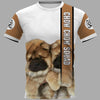 Chow Chow Shirt 3D Full Printing for Dog Mom Dad lovers