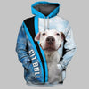 Once upon a time there was a girl who loved Pitbull 3D Full Printing for Dog Mom Dad lovers