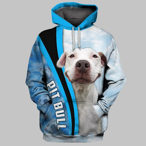 Once upon a time there was a girl who loved Pitbull 3D Full Printing for Dog Mom Dad lovers