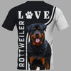 No Longer at my side ROTTWEILER DOG Men and Women 3D Print Pullover