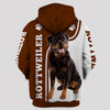 ROTTWEILER Leg Dog Men and Women 3D Shirt