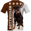 ROTTWEILER Leg Dog Men and Women 3D Shirt