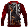 American Flag Rottweiler Dog Men and Women 3D Full Printing