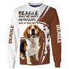 Beagle make me happy Men and Women 3D Shirt