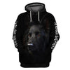 Black German Shepherd Dabbing Men and Women 3D Shirt