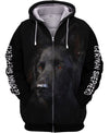 Black German Shepherd Dabbing Men and Women 3D Shirt