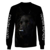 Black German Shepherd Dabbing Men and Women 3D Shirt