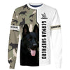 Black German Shepherd – Men and Women 3D Shirt