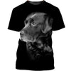 Black Labrador Retriever Shirt 3D Full Printing for Dog Mom Dad lovers