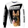 Black & Silver German Shepherd Men and Women Ver.2 3D Shirt