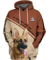 Black & Silver German Shepherd Men and Women Ver.3 3D Shirt