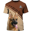 Black & Silver German Shepherd Men and Women Ver.3 3D Shirt