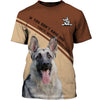 Black & Silver German Shepherd Men and Women Ver.4 3D Shirt
