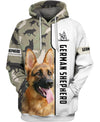Black&Tan German Shepherd Men and Women 3D Shirt