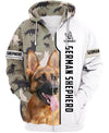 Black&Tan German Shepherd Men and Women 3D Shirt