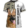 Black&Tan German Shepherd Men and Women 3D Shirt