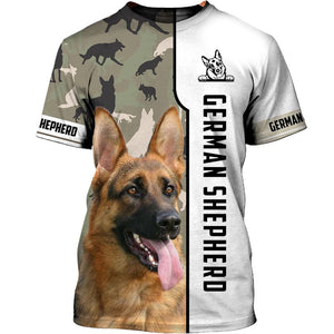 Black&Tan German Shepherd Men and Women 3D Shirt