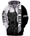 Black&Tan Pitbull Men and Women 3D Shirt