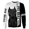 Black&Tan Pitbull Men and Women 3D Shirt