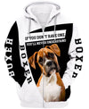 Boxer Cute Men and Women 3D T Shirt
