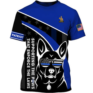 Boxer Supporting The Paws Men and Women 3D Shirt
