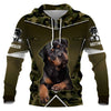 Camouflage Pattern Rottweiler Dog Men and Women 3D Full Printing