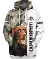Chocolate Labrador Retriever Dog Love Men and Women 3D Shirt