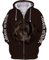 Chocolate Labrador Retriever Men and Women Ver.4 3D Shirt