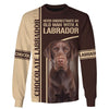 Chocolate Labrador Retriever Never Underestimate Men and Women 3D Shirt
