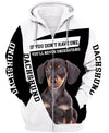 DACHSHUND If You Don’t Never One Men and Women 3D Shirt