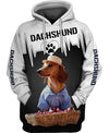 Dachshund outfit Men and Women 3D T Shirt