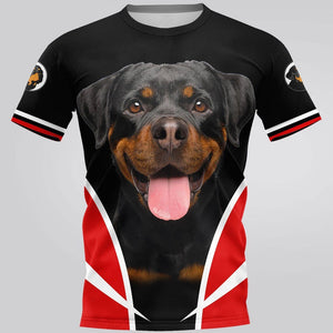 Dad Rottweiler Dog Men and Women 3D Full Printing