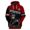 Doberman Pinscher honoring all who served Men and Women 3D Shirt