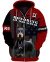 Doberman Pinscher honoring all who served Men and Women 3D Shirt