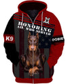 Doberman Pinscher honoring all who served Men and Women 3D Ver.2 Shirt