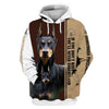 Doberman Pinscher In Black Men and Women 3D Shirt