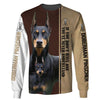 Doberman Pinscher In Black Men and Women 3D Shirt