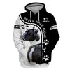 Dog Boxer Never Walk Alone 3D shirt for Boxer paws lovers