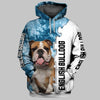 English Bulldog Men and Women 3D T Shirt