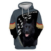 Funny Face – My Friend – Hello Beautiful – Love Black German Shepherd Men and Women 3D Shirt