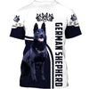 Funny Face – My Friend – Hello Beautiful – Love Cute German Shepherd Men and Women 3D Shirt