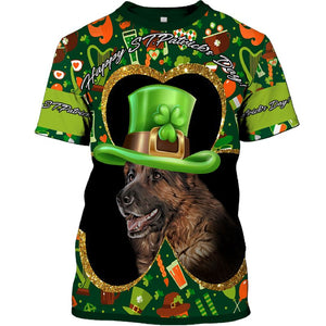 Funny Face – My Friend – Hello Beautiful – Love German Shepherd Men and Women 3D Shirt