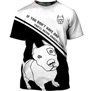 Funny Face – My Friend – Hello Beautiful – Love Pitbull Men and Women Ver.3 3D Shirt